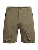 COOFANDY Men’s Classic Fit Cargo Shorts Quick Dry Stretch Work Shorts for Hiking Camping Travel