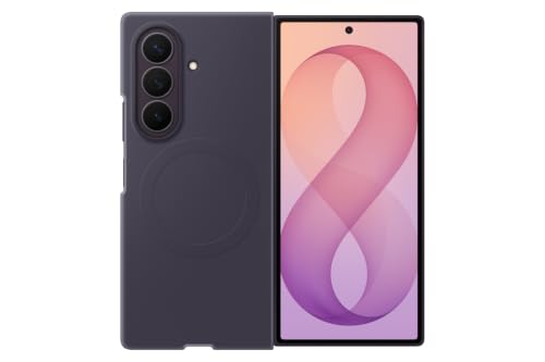 Samsung Coque Magnétique en Silicone Officielle pour Galaxy Z Fold8 Ultra Violet Shadow