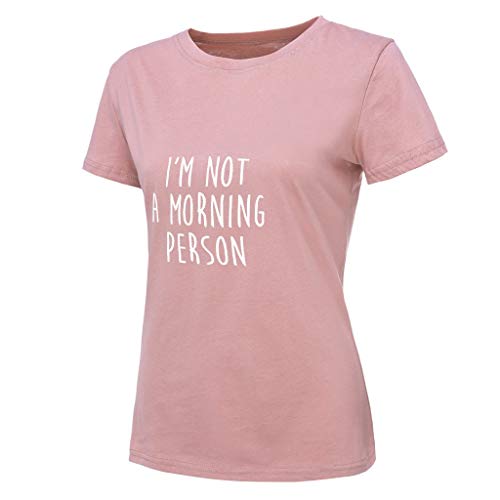 LuluZanm Letter Print T-Shirt for Women Sale Ladies Fashion O-Neck Short Sleeve Blouses Basic Summer Tops Plus S-5XL