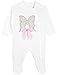 Lilax Baby Girl Jeweled Butterfly Layette 3 Piece Gift Set 0-3M
