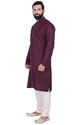 KISAH Men's Indian Benarasi Jaquard Cotton Silk