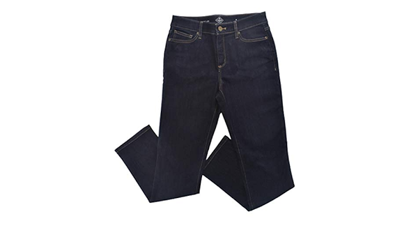 st john's bay back flap pocket bootcut jeans