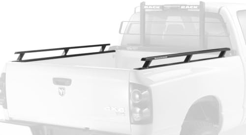 RealTruck BACKRACK Side Rails to use w/Standard Bed | Black, No Drill | 80519 | Fits 2007-2013 Chevrolet/GMC Silverado/Sierra 1500; 2007-2014 Chevrolet/GMC Silverado/Sierra 2500/3500 HD