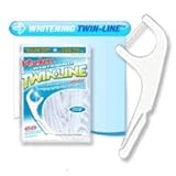 Plackers Twin Line Whitening Floss Picks-75 ct