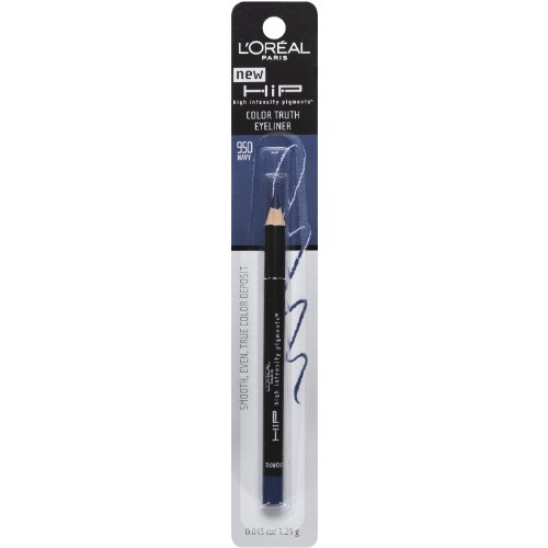 L'Oreal Paris HiP Studio Secrets Professional Color Truth Eyeliner, 950 Navy, 0.045 Ounce