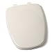 Deluxe Plastic Square Slow-Close Bone Elongated Toilet Seat for Eljer Toilets