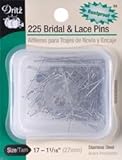 Dritz Bulk Buy Bridal and Lace Pins Size 17 225/Pkg 33 (3 Pack)