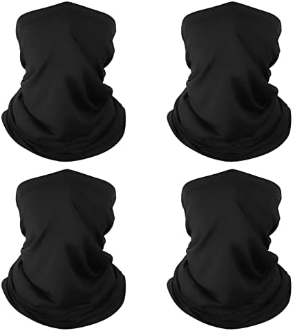 6 Pack Neck Gaiter Balaclava Bandana Gator Face Mask Scart Cover
