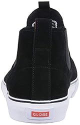 Globe Men's Dover Skate Shoe, Black/White/TF, 8 M US