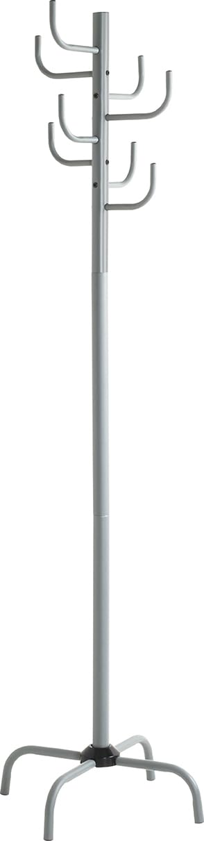 HAKU Hall-Tree Grey, Metal - Dim.: H 180 cm X Ø 37 cm, Style: Modern
