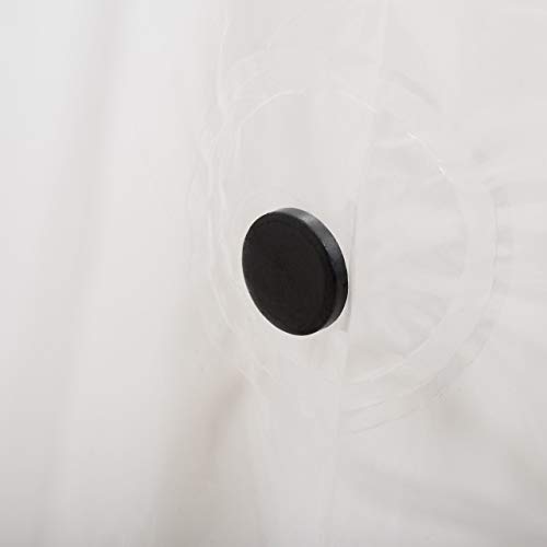 LiBa PEVA Lightweight Shower Curtain Liner Set (Pack of 2) Mildew Resistant, No Chemical Smell