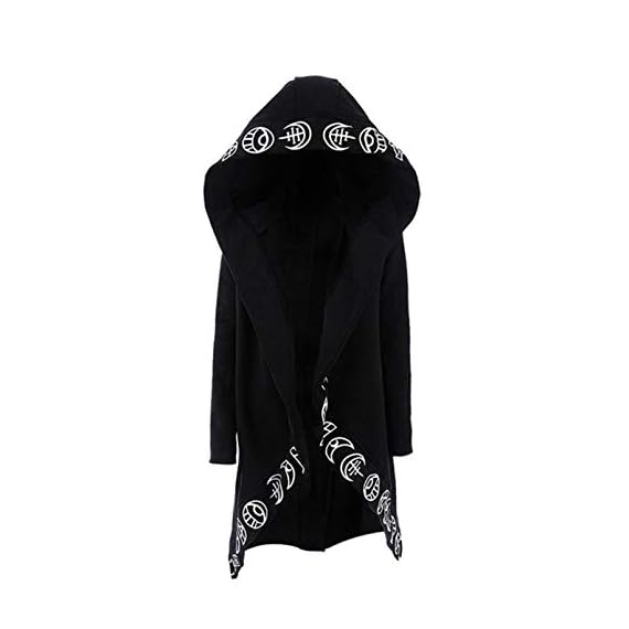 Women-Gothic-Hoodie-Witchcraft-Punk-Cardigan-Jacket-Eye-Moon-Waist-Rope-Hoodie-Jacket-Top-Long-Sweatshirt