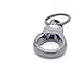 Nument Can 360°rotation Men Metal Keychain (black)