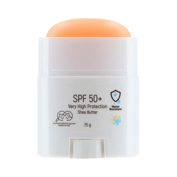 Bılge Ozturk Sun Cream Stick SPF 50, Formulated to Brighten Skin, Eliminate Acne & Blemishes, Moisturizing, Vegan, Long Lasting Sunscreen, Easy Use, Ideal for Surfer, All Skin Types, 5 floz