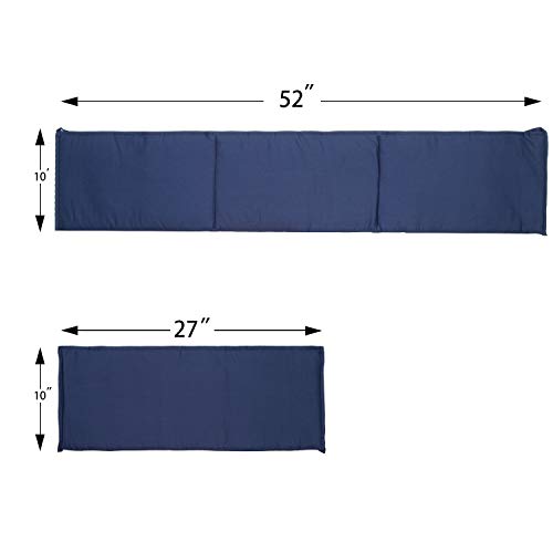 Baby Safe Crib Bumper Pads for Standard Cribs Machine Washable Padded Crib Liner Thick Padding for Nursery Bed Blue - Thumbnail 4