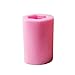 Bee and Honeycomb Candle Molds Silicone DIY Candle Making Supplies Moulds Round Hexagonal Pillar Shape with Embossed Bee Pattern