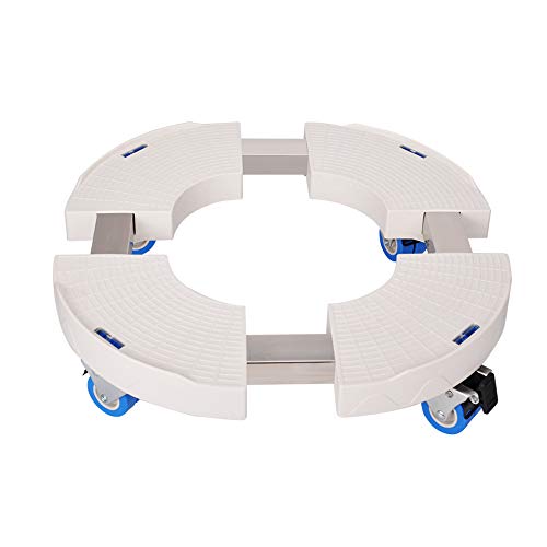 Indoor Outdoor Plant Stand with Wheels Large Potted Planter Plant Stand on Wheels Pound Heavy Duty Plant Dolly Movable Plant Caddy Adjustable Rolling Tray Coaster 440lbs Capacity