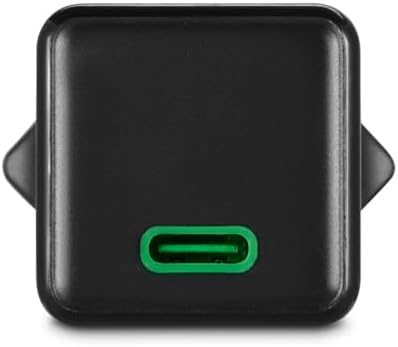 Chargeur Rapide 25W USB C, Super Mini, Compatible iPhone, Samsung, PD et Qualcomm Quick Charge QC 3.0, Recharge Optimisée, SoC Utra Compact, Noir