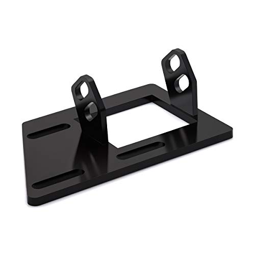 Blackpath - Fits 1983-2005 Sonoma Jimmy S-15 Blazer S-10 SBC V8 Motor Mount Swap Brackets For GMC Chevrolet 383 350 Engine Swap Mounts (Black) T6 Billet - Thumbnail 2