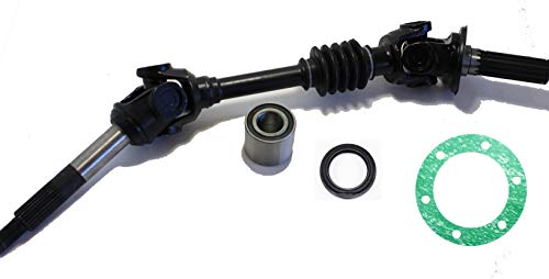 KAWASAKI MULE 3000, 3010, 4000, 4010 COMPLETE (LEFT OR RIGHT) REAR DRIVE SHAFT/AXLE w/BEARING, SEAL, GASKET, BOOT