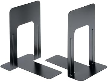 5 Star Office Book Ends Metal Heavy Duty 178mm Black Pack 2 Amazon Co Uk Office Products