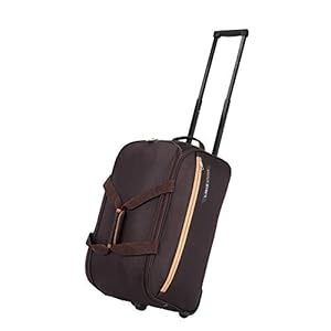 Lavie Sport Large Size 60 litres Polar X Wheel Duffel Bag for Travel | Luggage Bag | Travel Bag (Brown)