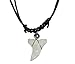 exoticdream Real Shark Tooth Necklace Rasta Jamaican Surfer Hawaiian Beach Boys Girls - Small Beads