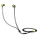 Earbuds with Mic, Black/Neon Yellow