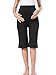 Ecavus Women's Maternity Wide/Straight Versatile Comfy Palazzo Lounge Pants Stretch Pregnancy Trousers