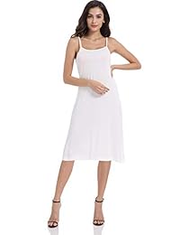 MMissy Camisola larga ajustable con correa de espagueti para mujer