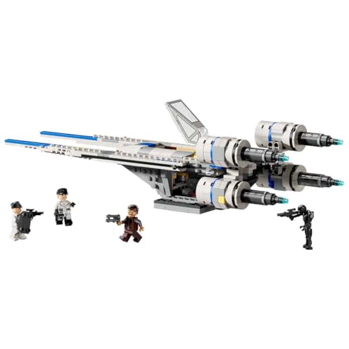 Star Wars : Andor Le Chasseur Stellaire U-Wing De l’Alliance Rebelle Jeu avec Ailes Articulées - 3 Minifigurines & Figurine Droïde K-2SO - Cadeau pour Garçon 8 Ans & Fans De Andor Saison 2 75399