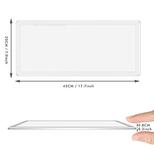 Under Cabinet Light, OxyLED Dimmable Under Counter Lighting, Extra Large LED Panel Light for Kitchen Closet, Art Studio, Attic, Office,Cupboard (12W, 750lm, Warm White 3000K) - Thumbnail 2