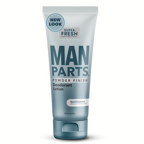 Man Parts Ball Deodorant for Men POWDER LOTION Mens Hygiene Cream for Groin, Butt, & Body