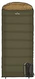TETON Sports Celsius XXL -18C/0F Sleeping Bag; 0 Degree Sleeping Bag Great for Cold Weather Camping; Green, Right Zip (Sports)