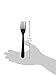 Amazon Basics Plastic Cutlery Fork, Heavy-Weight, Black, 1000 Count