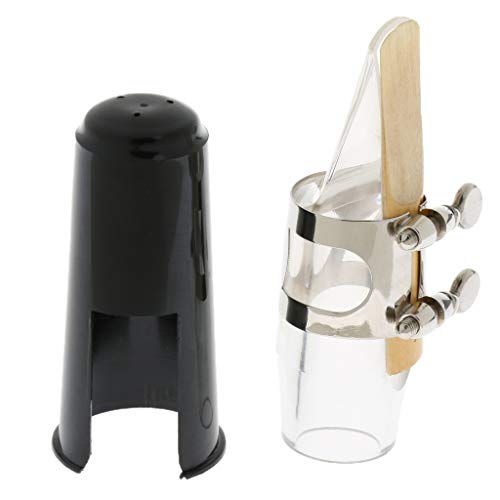 image for Baosity Durable ABS Plastic Eb Alto Saxophone Mouthpiece with Reed, Li