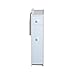 Organizedlife Narrow Side Table with Paper Holder Organizer for Small Spaces,Freestanding Bathroom Cabinet, Without Assembly White