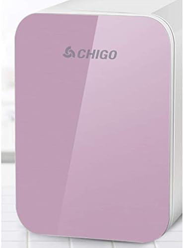 NMDD 10L Small Mini Fridge Cooler,Portable Mini Fridge,Car home dual-use dormitory long-distance car refrigerator (white/pink/yellow)