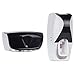 Wikor Toothbrush Holder Automatic Toothpaste Dispenser Set Dustproof with Super Sticky Suction Pad Wall Mounted Kids Hands Free Toothpaste Squeezer for Family Washroom bathroom