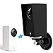 Wyze Cam Pan Wall Mount, Weather Proof Anti-Sun Glare and UV Protection Outdoor/Indoor Adjustable Bracket with Protective Skin Case for Wyze Cam Pan 1080p Security Camera (Black)