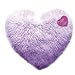 Tri-Coastal Design Round Heart Shaped Stuffed Cushion Soft Plush Pillow for Bed, Sofa or Chair 14