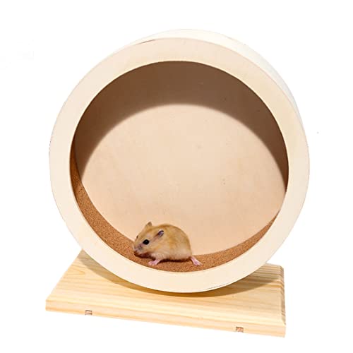 antiai Hamster Wooden Silent Wheel