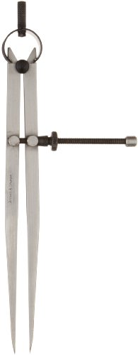 Brown & Sharpe 599-813-8 Flat Leg Spring Divider, 8" Leg Length