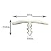 T-Molding Arcade Mame - Smooth White - 3/4
