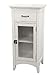 Teamson Home Madison Removable Wooden Medicine Cabinet with Mirrored Door, White