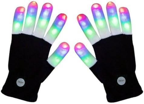 Amazon.com: Soft Black Light Show LED Gloves with Color Changing