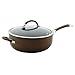Circulon Symmetry Hard-Anodized Nonstick Sauté with Helper Handle, 5-Quart, Chocolate