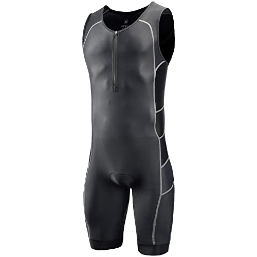 CGLRybO Men's Triathlon Suit One-Piece Sleeveless