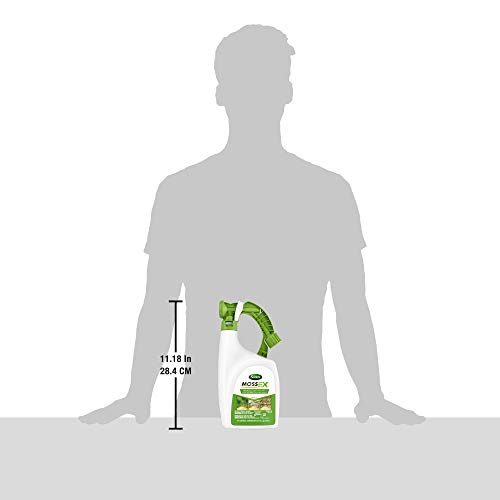Scotts MossEx 3in1 ReadySpray, Moss Killer for Lawns, Hard Surfaces