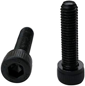 M5x20mm 12.9 Grade Black Alloy Steel Hex Socket Head Cap Screws Bolts (20pcs)